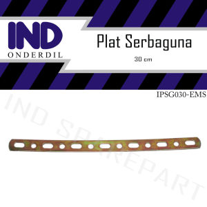 Plat-Bracket-Besi-Breket Serbaguna-Serba Guna Emas Universal Variasi Lampu-Dll Panjang 30 cm-30cm