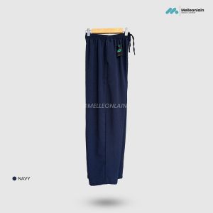 Celana Crinkle Baggy Wide Leg Wanita Casual Longgar