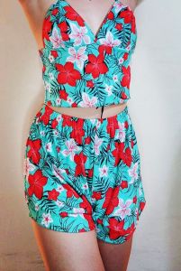 Brallet Summer outfit  Tops and Shorts  Stretchable for women