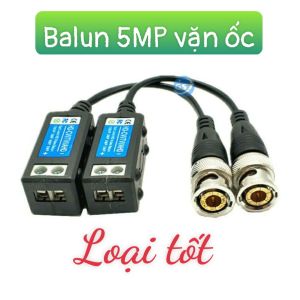 Video Balun Camera 4MP/5MP AHD/CVI/TVI loại tốt vặn vít chống nhiễu