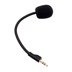 Game Microphones Replacement for GPROX Wireless Gaming Headsets 3.5mm Microphones Boom with Foam Cover