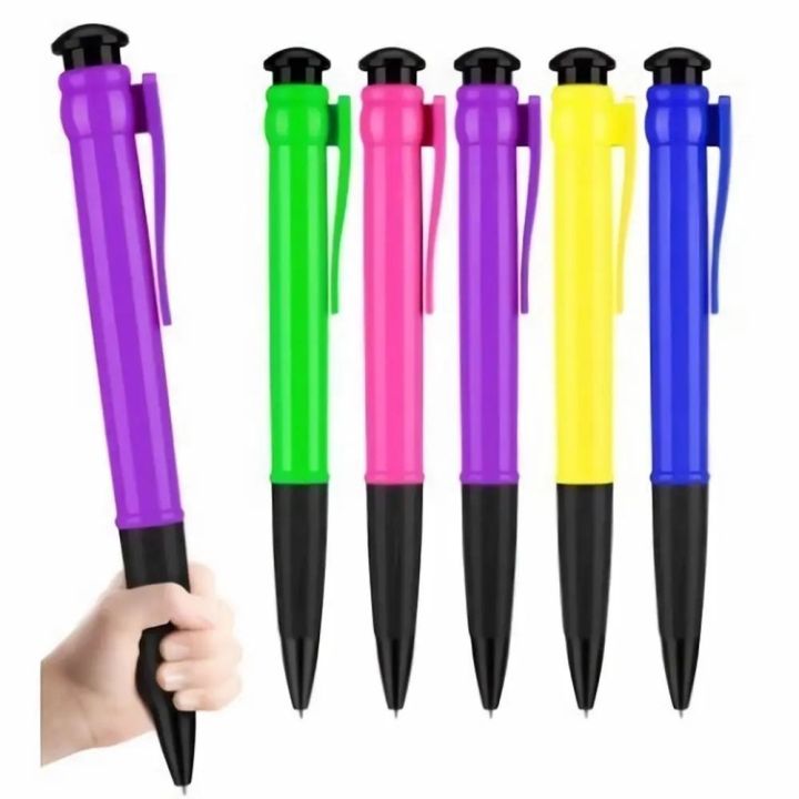 GIORGIONE%20Funny%20Giants%20Ballpoint%20Pen%20Oversize%20Blue%20Giant%20Gel%20Pen%20Personality%20Stationery%20Green%20Jumbo-Retractable%20Pens%20Student%20Gift%20-%20Image%203