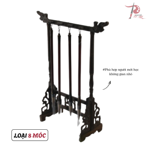 Giá Treo Bút Lông Thư Pháp Gỗ Chạm Khắc -  Nhiều phân loại 8/14/16 móc treo