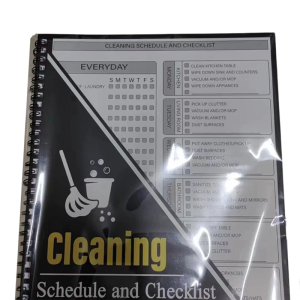Công cụ quản lý hóa đơn với các phần được phân loại để theo dõi chi phí cố định và biến đổi hoặc danh sách kiểm tra lịch trình làm sạch