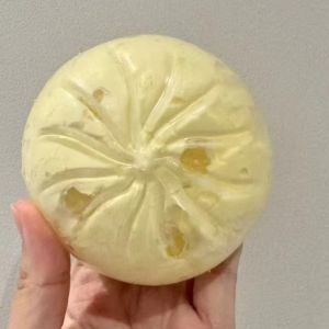 MIRELAE Round Shape Squishy Stress Ball Handmade Blocks Filled Texture Crunchy Dumpling Toy Crunchy Stress Relief Function ASMR Squeeze Toy For Kids Adults