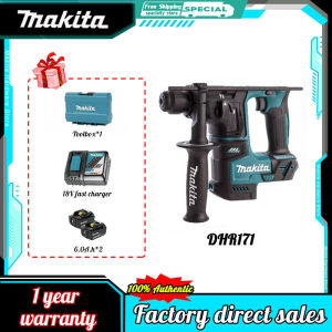 【Original facturer/Warranty 1 years】Makita DHR171 Brushless Charging Impact Drill Hammer 18V Multi functional Household Electric Drill Lithium Battery Drill