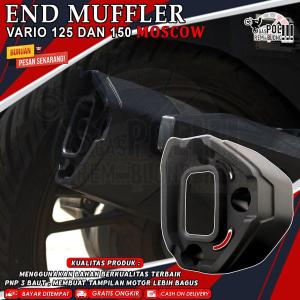 END MUFFLER VARIO 125 150 ABS CBS ISS KEYLESS KEY LESS V125 V150 CORONG MONCONG TUTUP KNALPOT HONDA