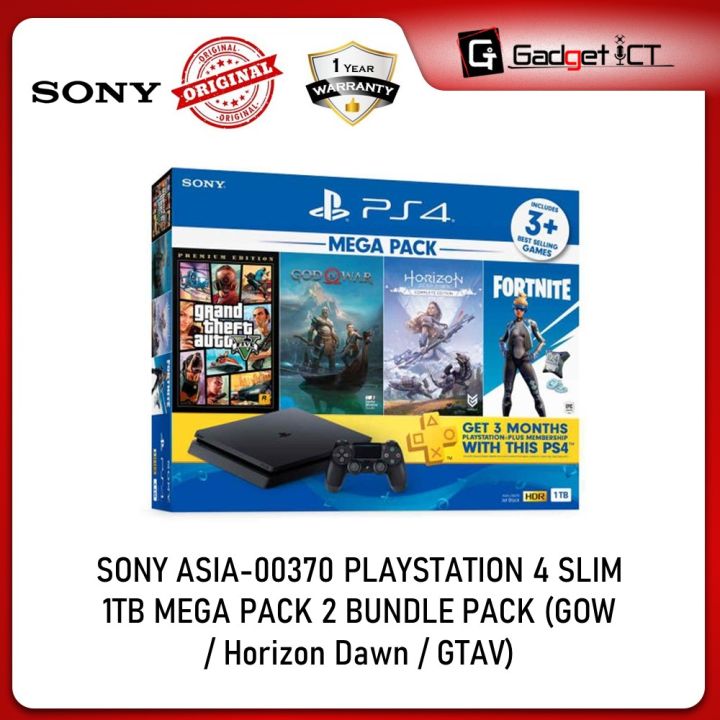 Playstation Ps4 Mega Pack SONY ASIA-00370 PLAYSTATION SLIM 1TB
