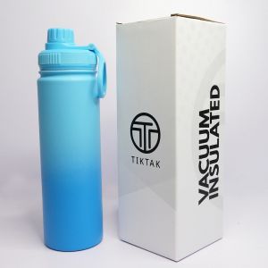 750ml Hot & Cold Vacuum Insulated Sports Tumbler Gradient Stainless Steel Bottle Thermos Flask