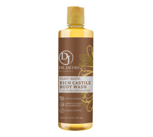 Dr Jacobs Naturals SANDALWOOD CASTILE BODY WASH 16oz (473ml) - Made in USA - Sandalwood are an anti-inflammatory reduce the appearance of fine lines wrinkles - Made with antioxidant rich olive and coconut oil (never palm oil)