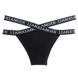 DaisiesG กางเกงในผู้หญิง สายฝอ-สไตล์เกาหลี กางเกงใน แฟชั่นแบบสปอตร์ๆ มีสายคาดเอว ผ้าลื่นเย็นสบาย A66