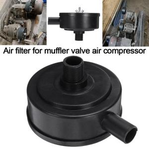 Compressor Air Muffler 20mm Black Filter Housing Intake 1 Piece Male Muffler Noise Reduction Function With Handle