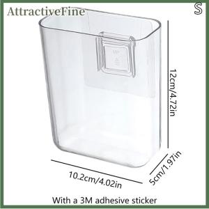 AttractiveFine Trong Suốt Tường Lưu Trữ Hộp Treo Tường Không Có Cú Đấm Cạnh Giường Kệ Tổ Chức Hộp