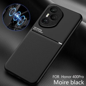 Funda For Honor 400 Pro 5G Luxury Shockproof Leather Phone Case For Honor400 Pro Honor400Pro5G Car Magnetic Holder Back Cover