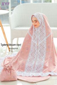 Dalanova mukena blossom ciput terbaru bahan maxmara size jumbo free sajadah besar