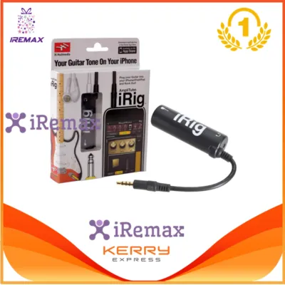 iRemax iRig AmpliTube Effect Guitar อุปกรณ์เพิ่มเอฟเฟคเสียงต่อกีต้าร์ กับ iphone (Black)
