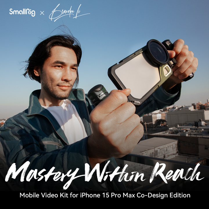 SmallRig X Brandon Li Mobile Video Kit For IPhone 15 Pro Max Co-design Edition - 4407B | Wex Photo Video
