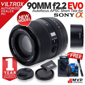 VILTROX 90mm f2.2 EVO AF Lens for Mirrorless APSC Sony Emount MVP CAMERA