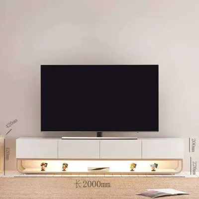 Urban Echo Solid Wood TV Cabinet for Modern Home