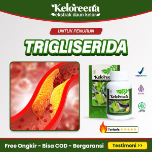 Obat Penurun Trigliserida Kolesterol Tinggi dalam Darah Sering pusing Herbal Keloreena