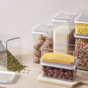 【ZEN】Toples Transparan Kedap Udara Airtight Minimalis Kotak Kontainer Tempat Penyimpanan Makanan Sayur Buah Daging