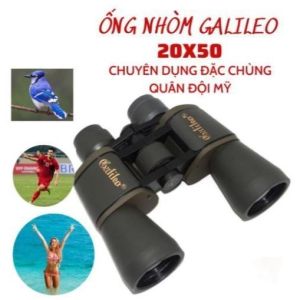 Ống Nhòm 2 Mắt Galileo 20x50cm Tầm Nhìn Xa Siêu Nét Đặc Chủng Phóng Đại 20 Lần