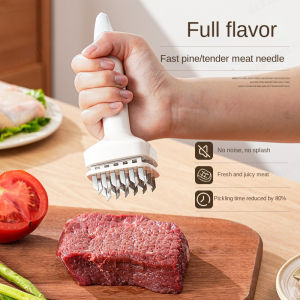 [Meat Tenderizer Tool]Household Kitchen Stainless Steel Meat Tenderizer Needle Prong Fast Loose Meat