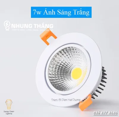 Đèn Led Âm Trần Chiếu Điểm 3W-5W-7W ( Phi 76 / 90mm) DL-603 - Chip Led Cob Siêu Sáng - Thay Đổi Góc Chiếu - BH 1 Năm - Có Video