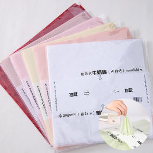 Fantic Flower Packaging Paper Translucent Milk Cotton Lining Paper For Florist Wrapping Bouquet Wedding Soft Colorful Decorative Paper