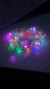 ขดลวด USB RGB มีรีโมทปรับสีได้ตามใจชอบ ยาว10เมตร 100LED