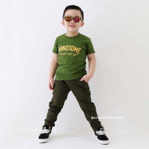 Lily And Clark Celana Chino Panjang Anak Laki Laki Army CLC04