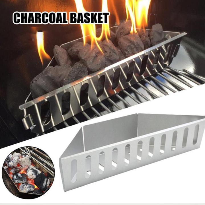Charcoal Basket for Kettle Grill 15" Heavy Duty Aluminized Charcoal
