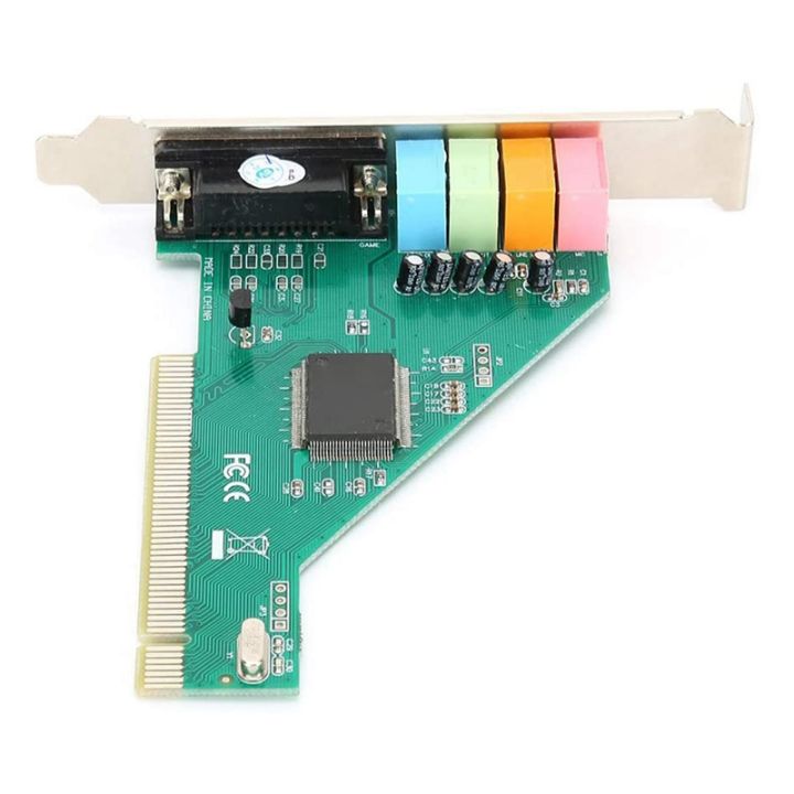 【QWU】-PCI Sound Card 4.1 Channel Computer Desktop Built-in Sound Card ...