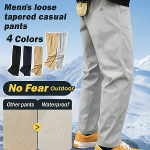 Mens Triangle Cargo Pants Waterproof Quick-Dry Breathable Tactical Pants Sports Mountaineering Hiking Pants Casual Pants