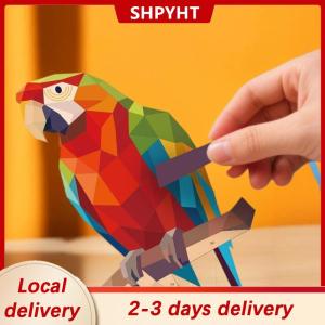 [COD] SHPYHT Local delivery Ship within 24 hours 1 Set Animal Cognitive Training Enlightenment Toy Decals 3D Geometric Collages Childrens Puzzle Enhance Focus Handmade Stickers