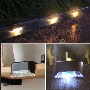 Lampu Dekorasi Hias Anak Tangga Pagar Sisi Jalan Taman Solar Sudut Siku Tenaga Surya LED Outdoor