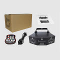KAIY 9/15 Lens Led Sound Activated Disco Lights Strobe Lights Laser Light Gobo Remote Control DMX 512 Party Club KTV Stage Evevt. 