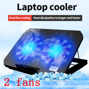 Cooling Base Laptop Cooling Pad Gaming Laptop Stand Cooler Six Fans Two USB Port Adjustable Notebook Stand For Laptop