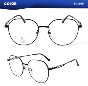 IOOI Eyewear -  Kacamata Kotak Bulat TR Lensa Anti Radiasi Blueray Photocromic Wanita 23002