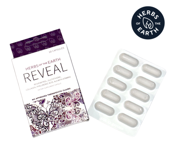 REVEAL Glutathione Collagen Age Defy Whitening Glowing Skin Capsules  w/Vitamin E Vitamin C, Vitamin A