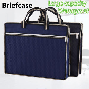 Briefcase for Documents Women Men Waterproof Handbag Briefcase for Books Large Briefcase Organizer