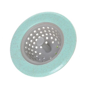 Kitchen Silicone Sink Filter Bathroom Floor Hair Stopper Push Down Strainer Anti Clog Waste Sewer / Penapis Sisa Sinki