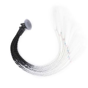 SADSAF Universal Helmet Dreadlocks Motorcycle Helmet Accessories Heat Resistant Helmet Pigtail Hair Decoration Motorcycle Helmets Braids Motorcycle Helmet Ponytail Helmet Pigtails Helmet Pigtails Braid