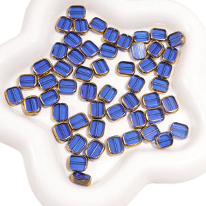 10PCS 10x12mm nhiều màu cao kính chất lượng Vàng cạnh hình elip hạt cho Tự Làm Vòng Cổ Vòng tay bông tai trang sức làm đồ thủ công