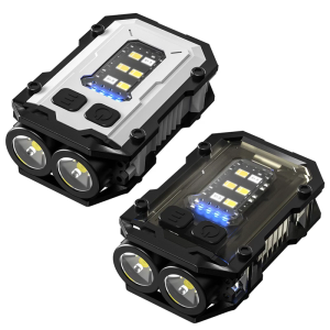 Portable USB C Rechargeable LED Flashlight with Magnetic Clip Suitable for Hiking Running Camping Night Fishing Security