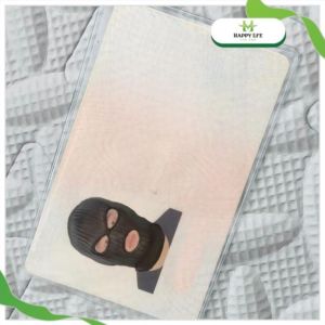 Set 10 Bao Đựng Thẻ Nhựa Trong Suốt Hình Che Mặt Ngẫu Nhiên – Bọc Thẻ CCCD ATM Card Visit Độc Đáo