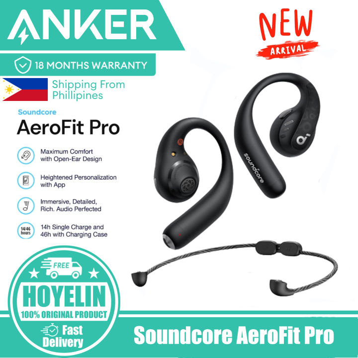 Soundcore by Anker AeroFit Pro Open-Ear Headphones, Ultra Soundcore by Anker AeroFit Pro Open-Ear Headphones, Ultra