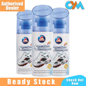 Yuppies 2in1 Sneaker Shampoo 75ml Dry Clear Surfactant Anti Bacterial Anti Fungal Protection To Eliminate Shoes Kiwi