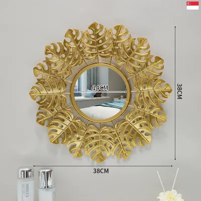 Singapore Modern Luxury Golden Wall Hanging Mirror