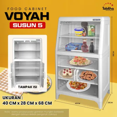TABITHA RAK PIRING FESTA 2 IN 1 FOOD TRANSPARAN [TABACC]